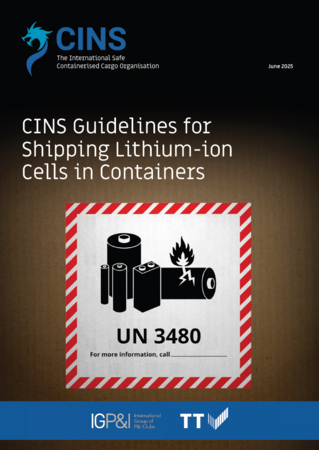CINS Guidelines for Shipping Lithium-ion Cells in Containers