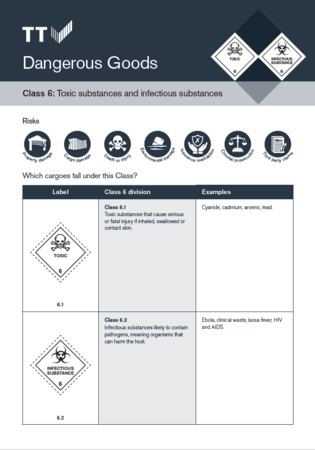 Dangerous Goods - Class 6