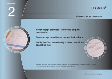 Stop Loss: release of cargo - documents