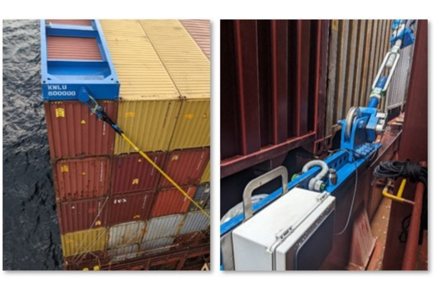 Cargo Securing Innovation Examples On Container Ship